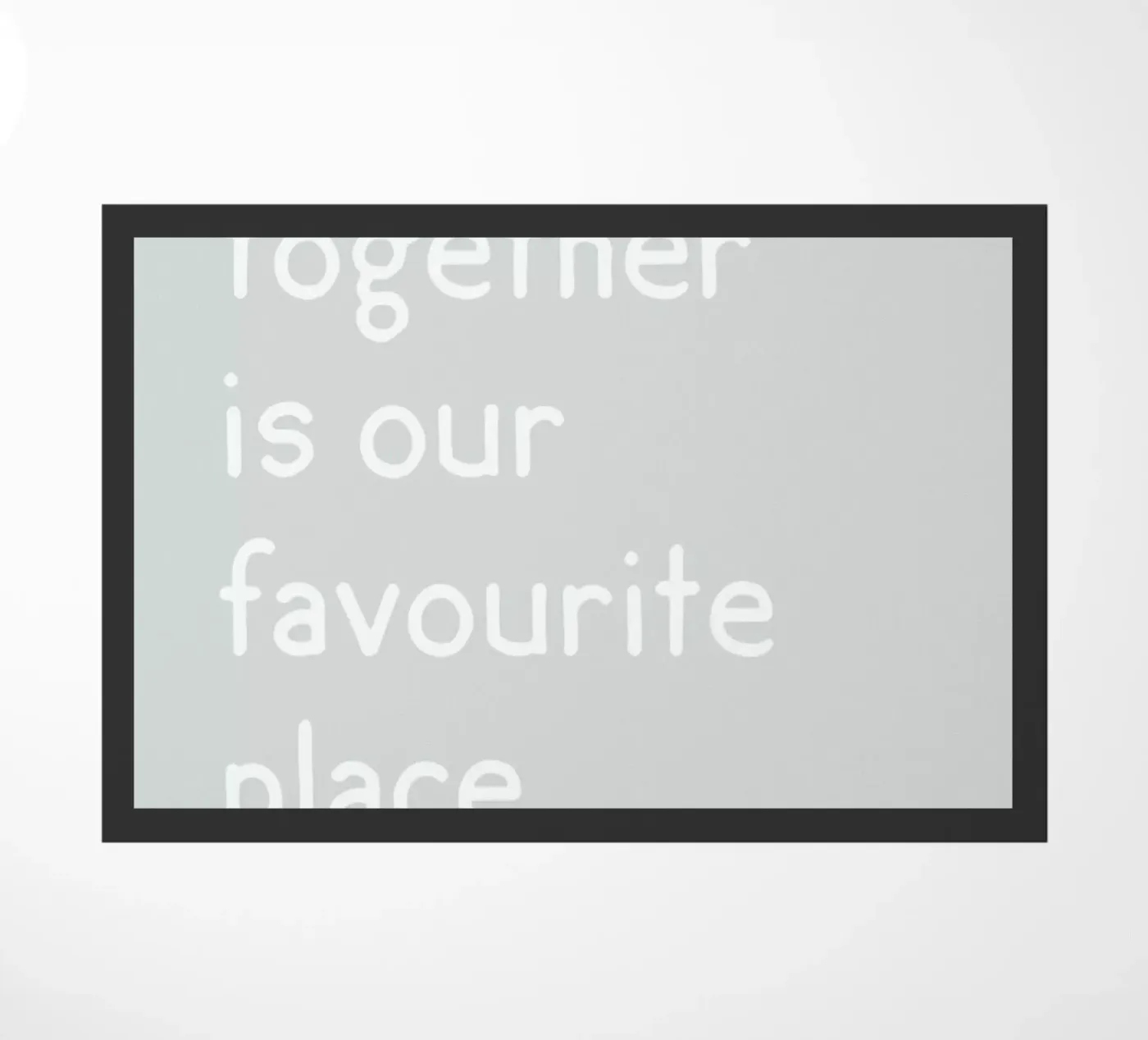 Together doormat by Studio One