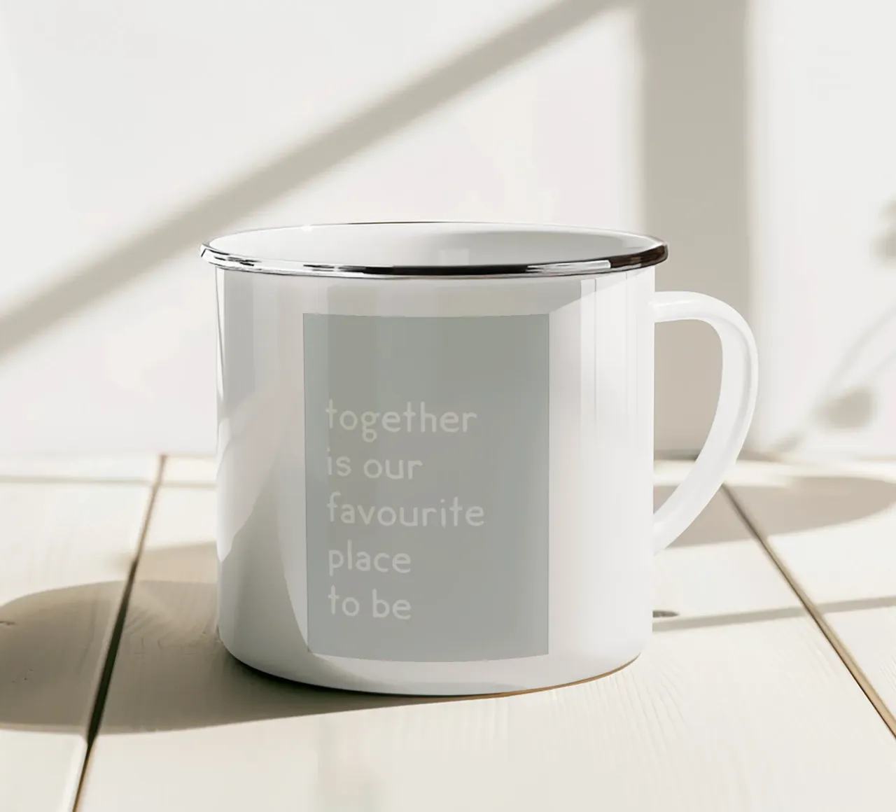 Together tazza in smalto da Studio One