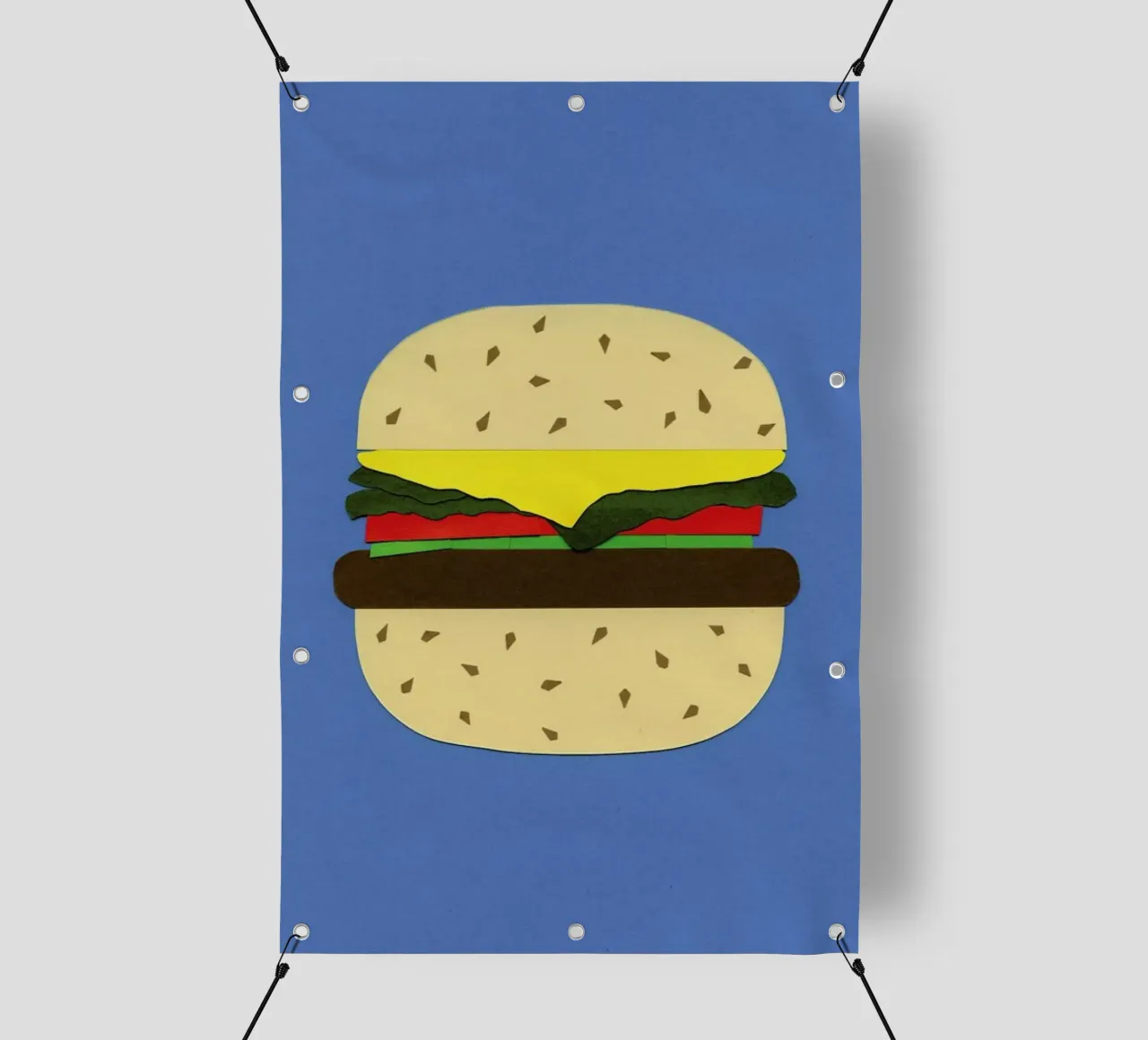 Veggieburger telo in pvc da Rosi Feist