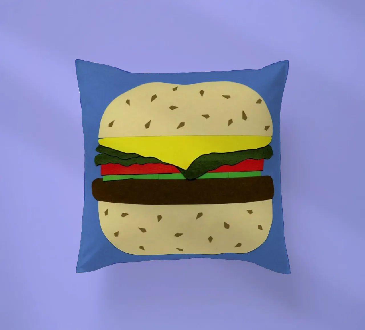 Veggieburger cuscino da Rosi Feist