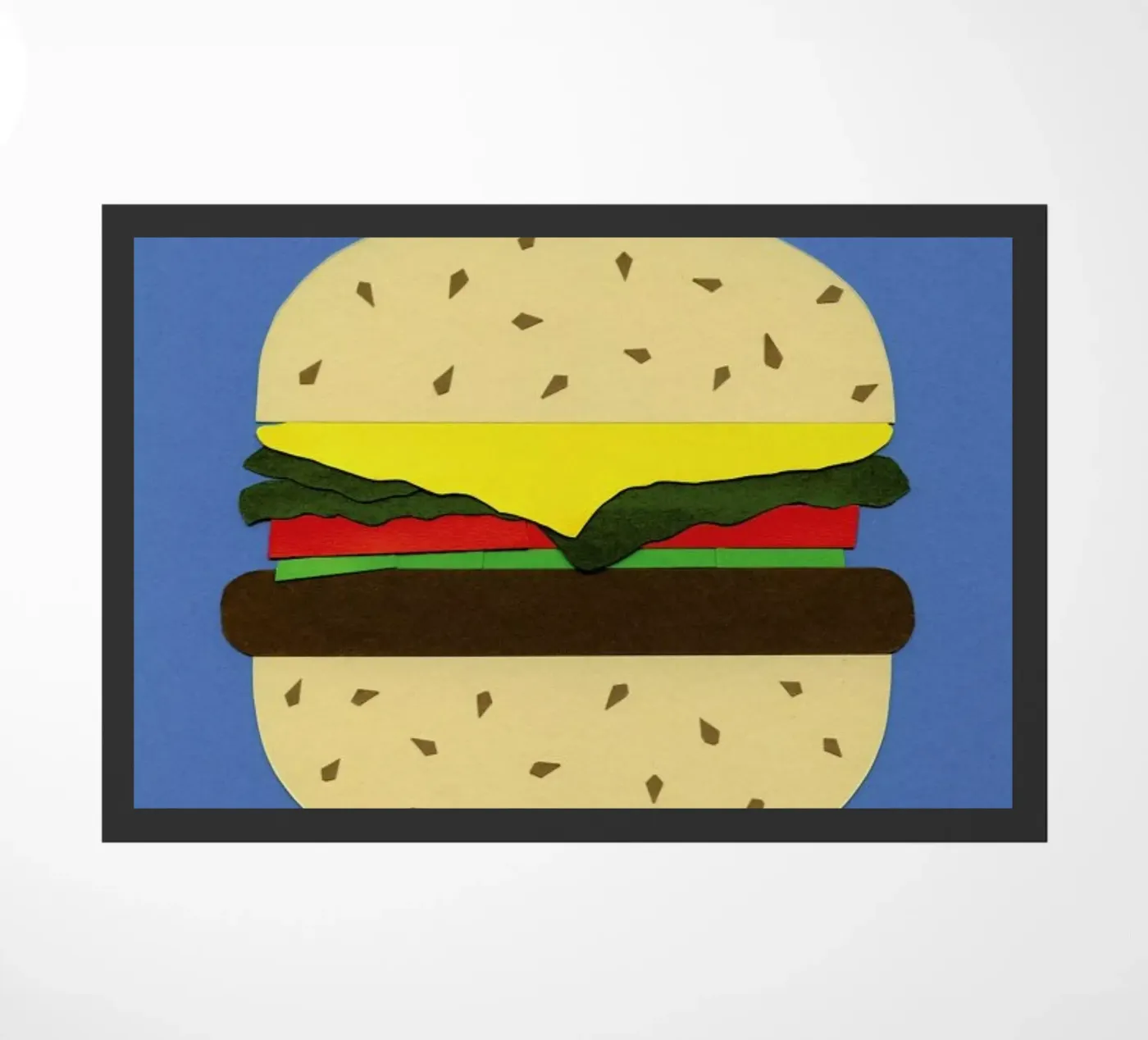 Veggieburger deurmat van Rosi Feist