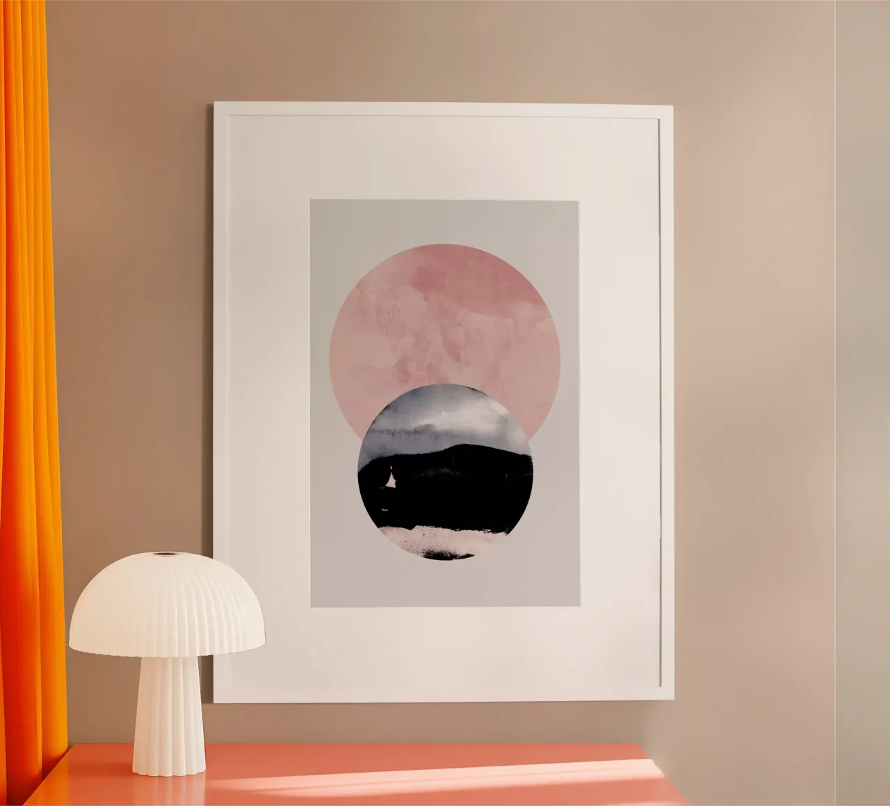 Minimalism 31 poster con telaio in plastica da Mareike Böhmer
