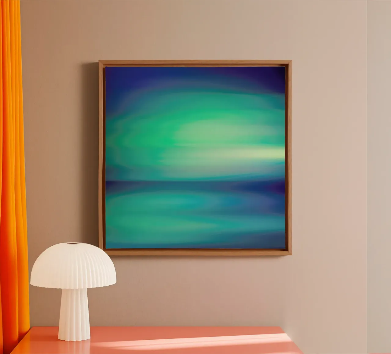 Horizon Hues canvas by JaySan Studio