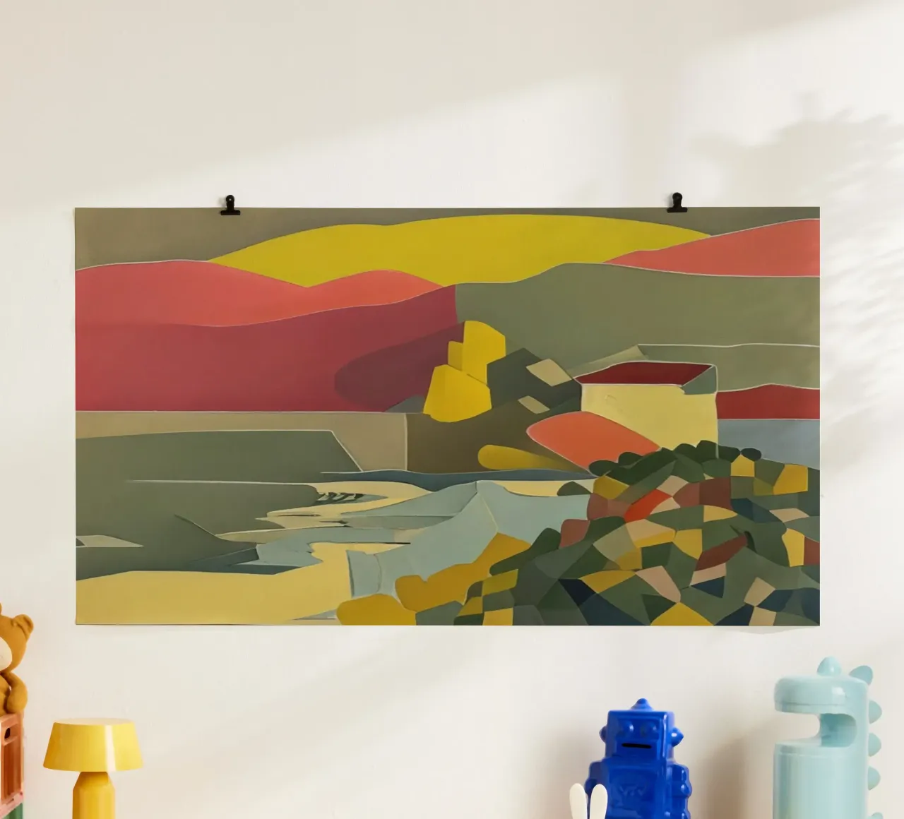 Excursion_landscape_11 poster by Abstract Art by LK