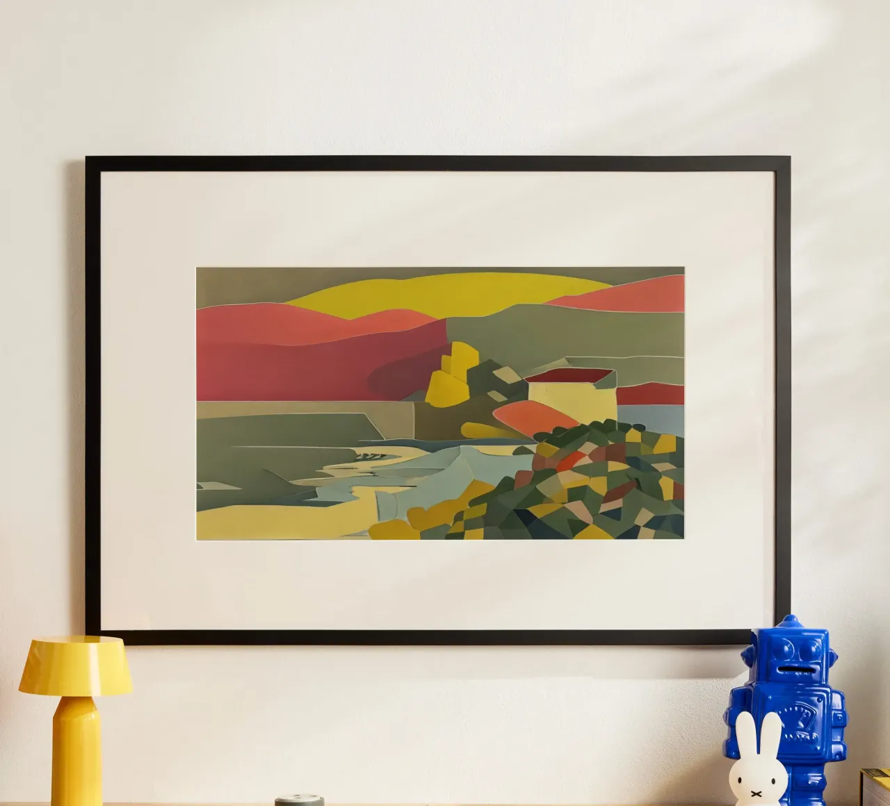 Excursion_landscape_11 poster by Abstract Art by LK