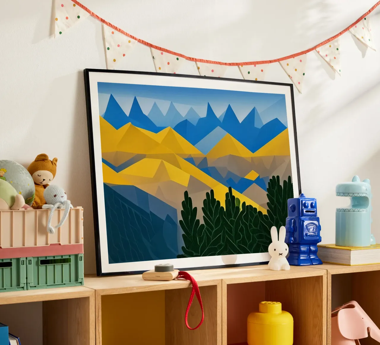 Excursion_landscape_12 poster by Abstract Art by LK