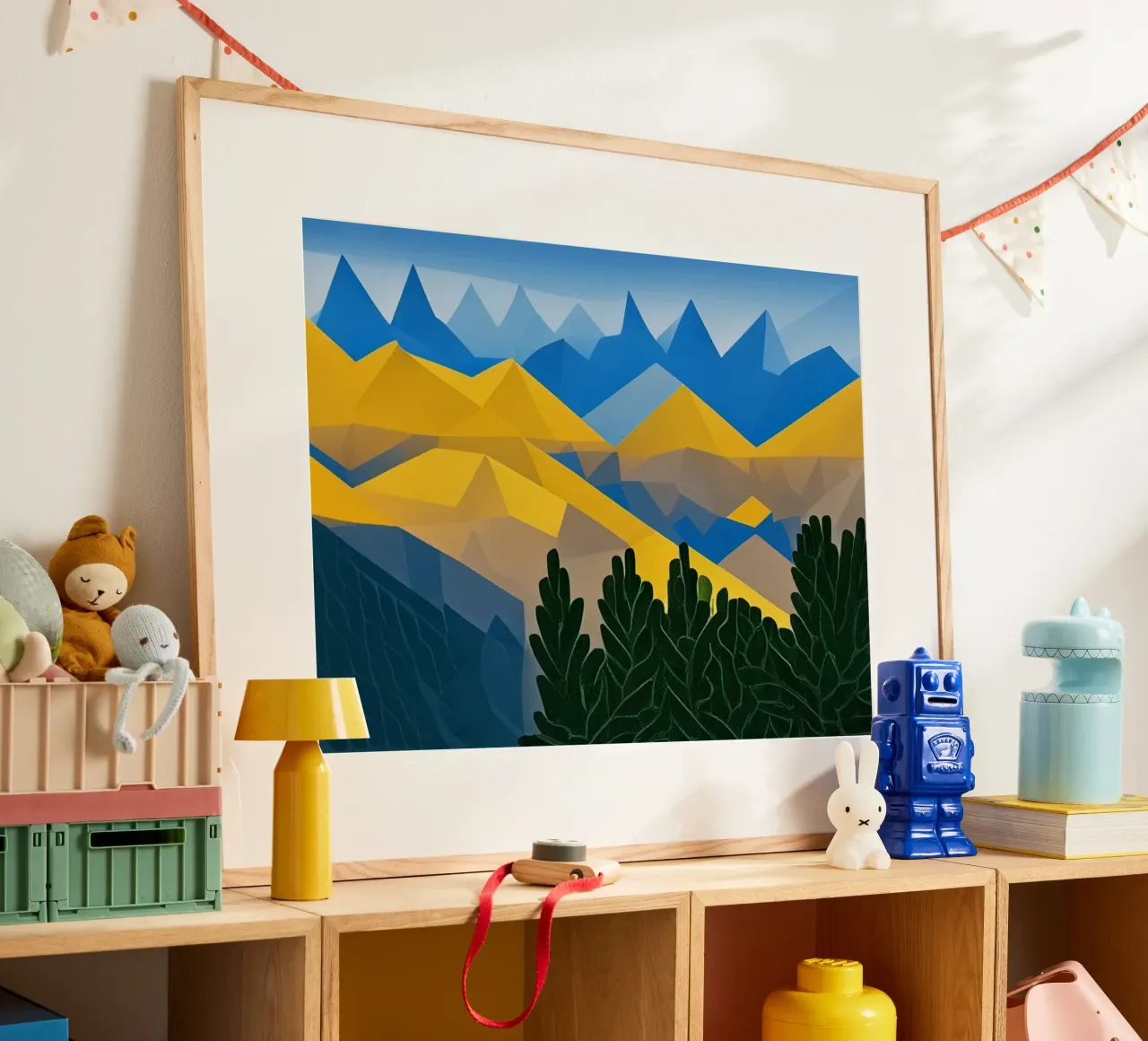 Excursion_landscape_12 poster by Abstract Art by LK