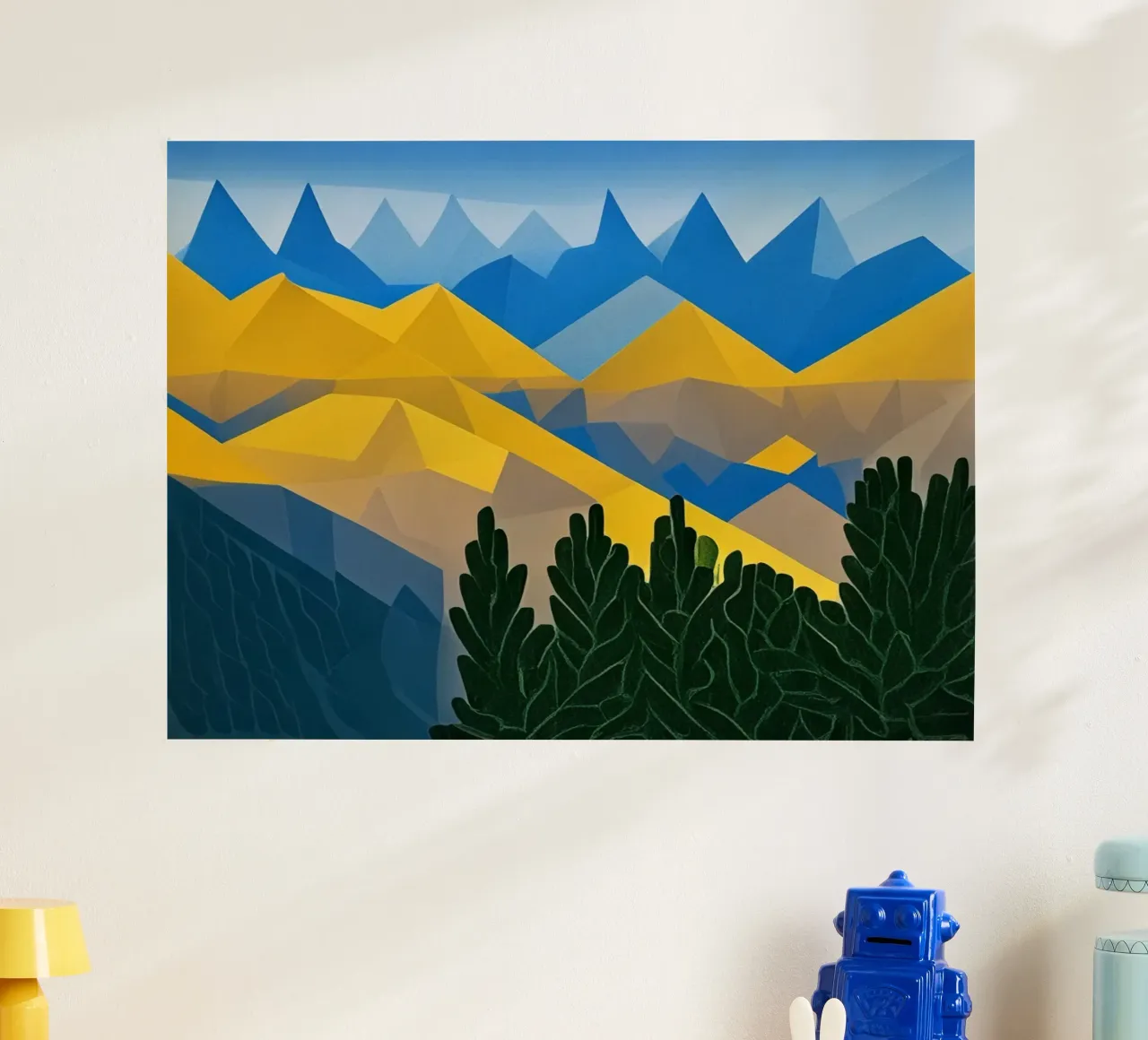 Excursion_landscape_12 poster by Abstract Art by LK