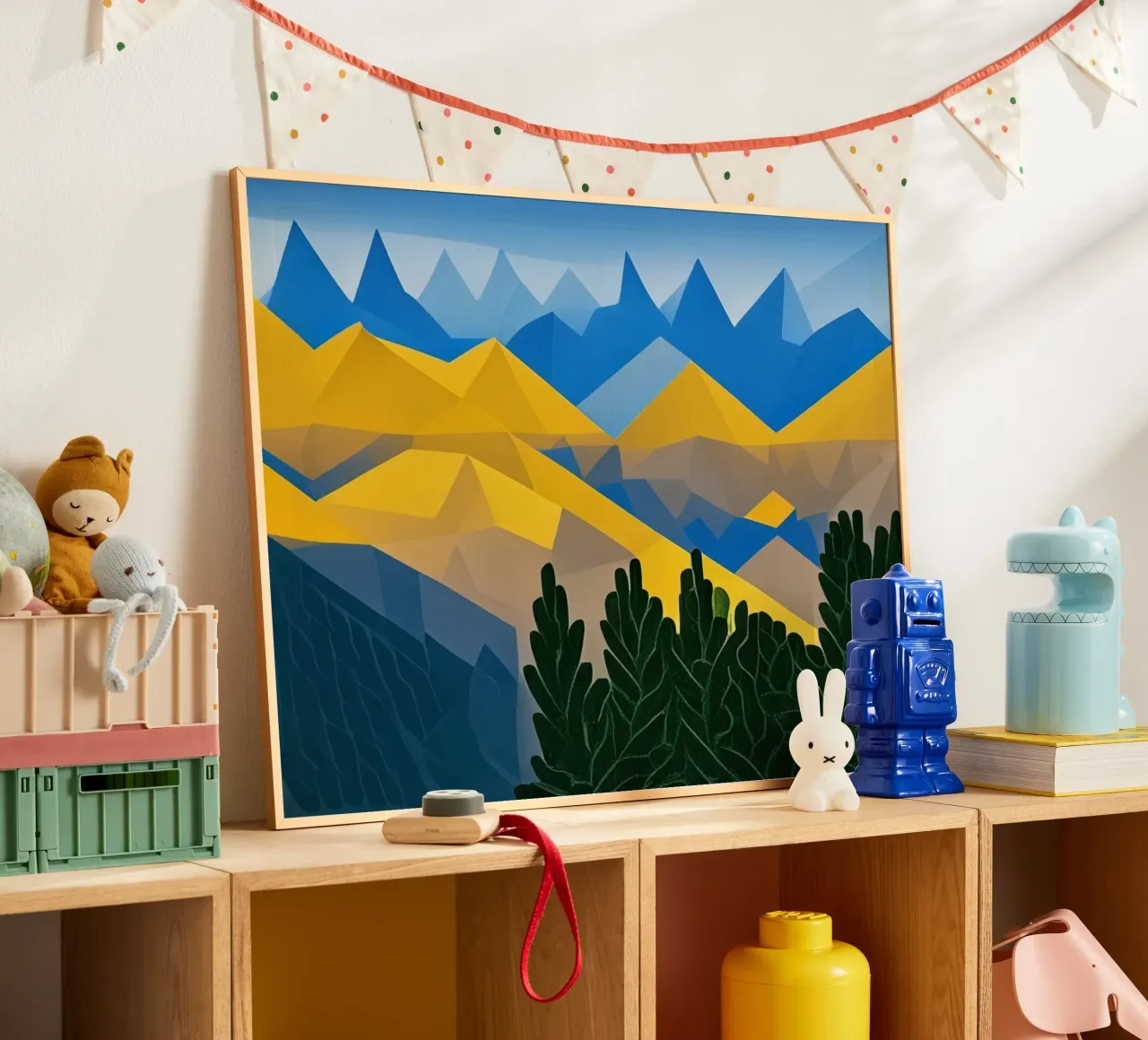 Excursion_landscape_12 poster by Abstract Art by LK