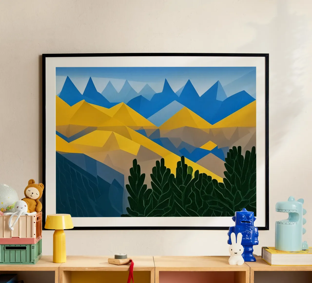 Excursion_landscape_12 poster by Abstract Art by LK