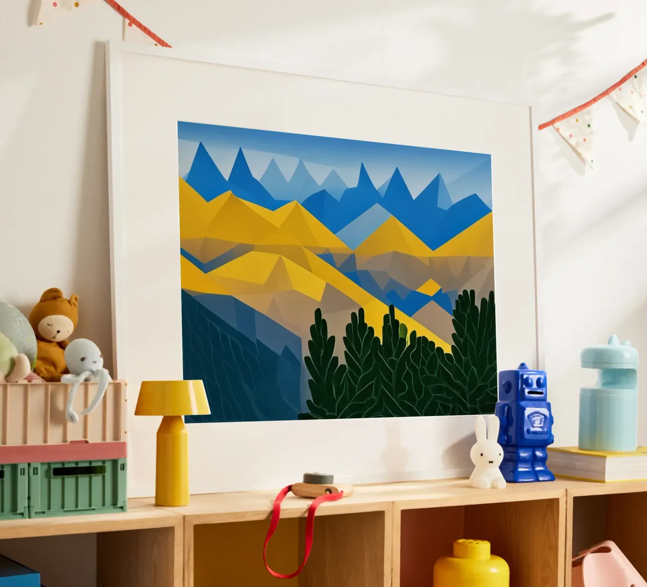 Excursion_landscape_12 poster by Abstract Art by LK