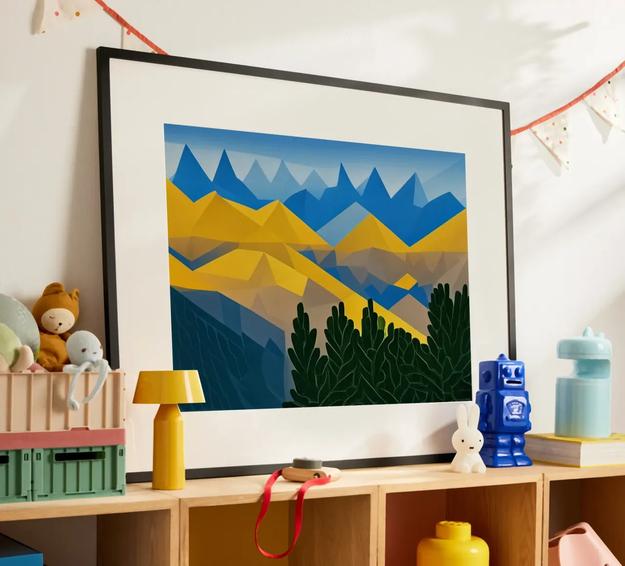 Excursion_landscape_12 poster by Abstract Art by LK