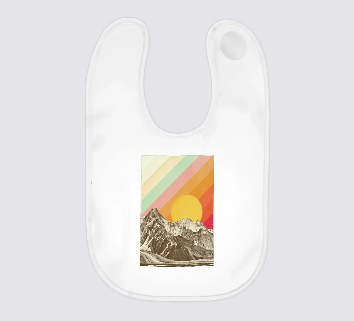 Mountainscape Babylätzchen von Florent Bodart