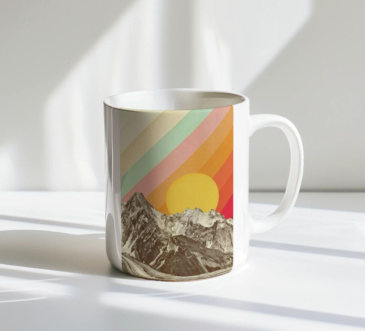 Mountainscape tazza in ceramica da Florent Bodart