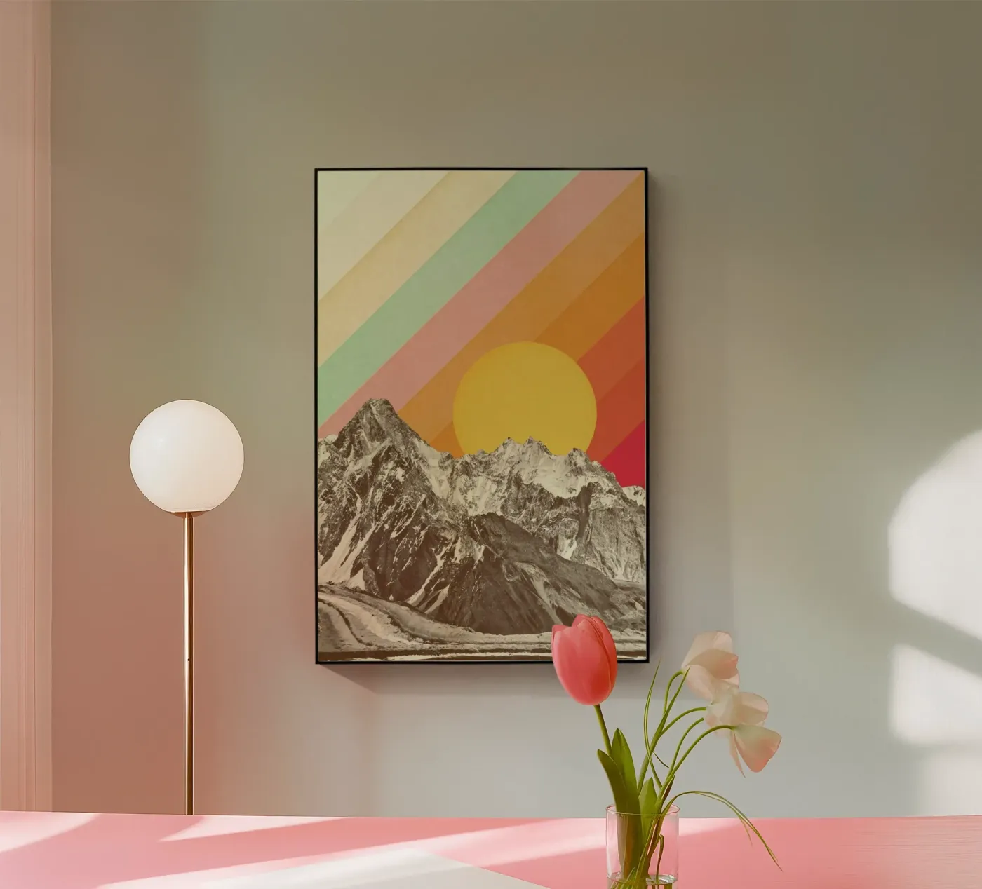 Mountainscape Acryl-Glas von Florent Bodart
