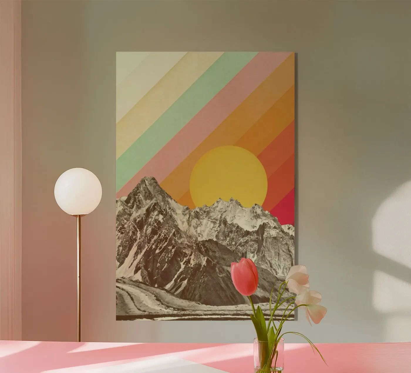Mountainscape Acryl-Glas von Florent Bodart
