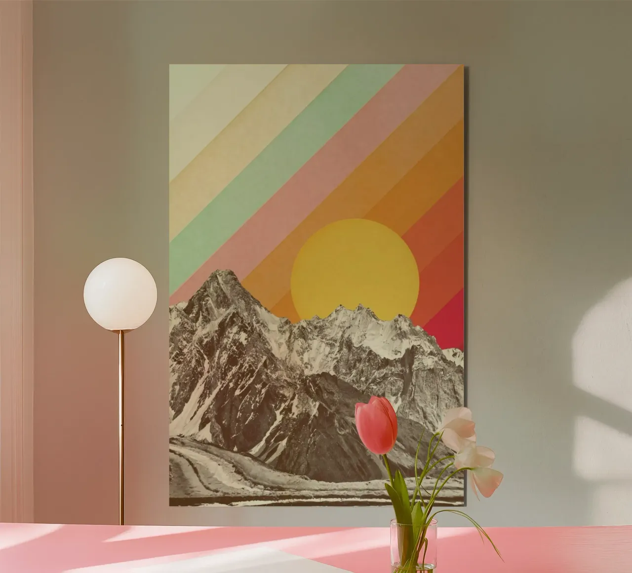 Mountainscape alluminio dibond da Florent Bodart