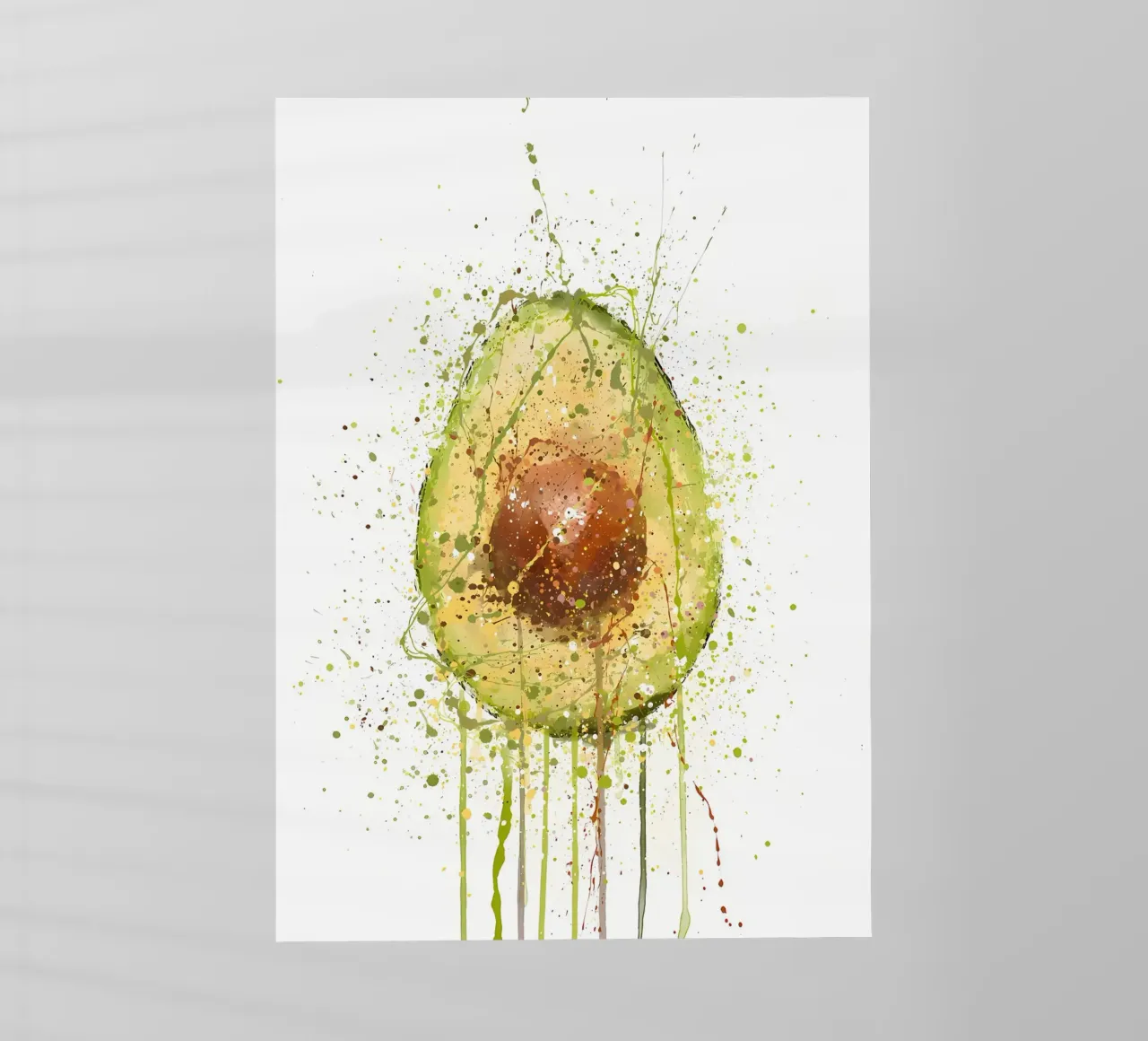 Avocado Vegetale pellicola backlit da Mimi