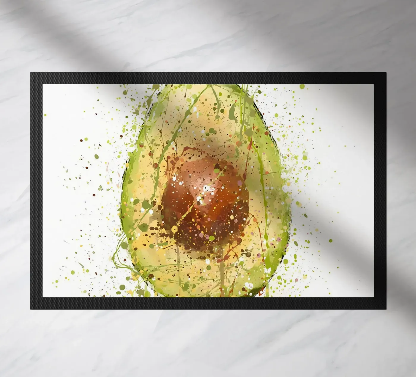 Avocado Vegetable doormat by Mimi
