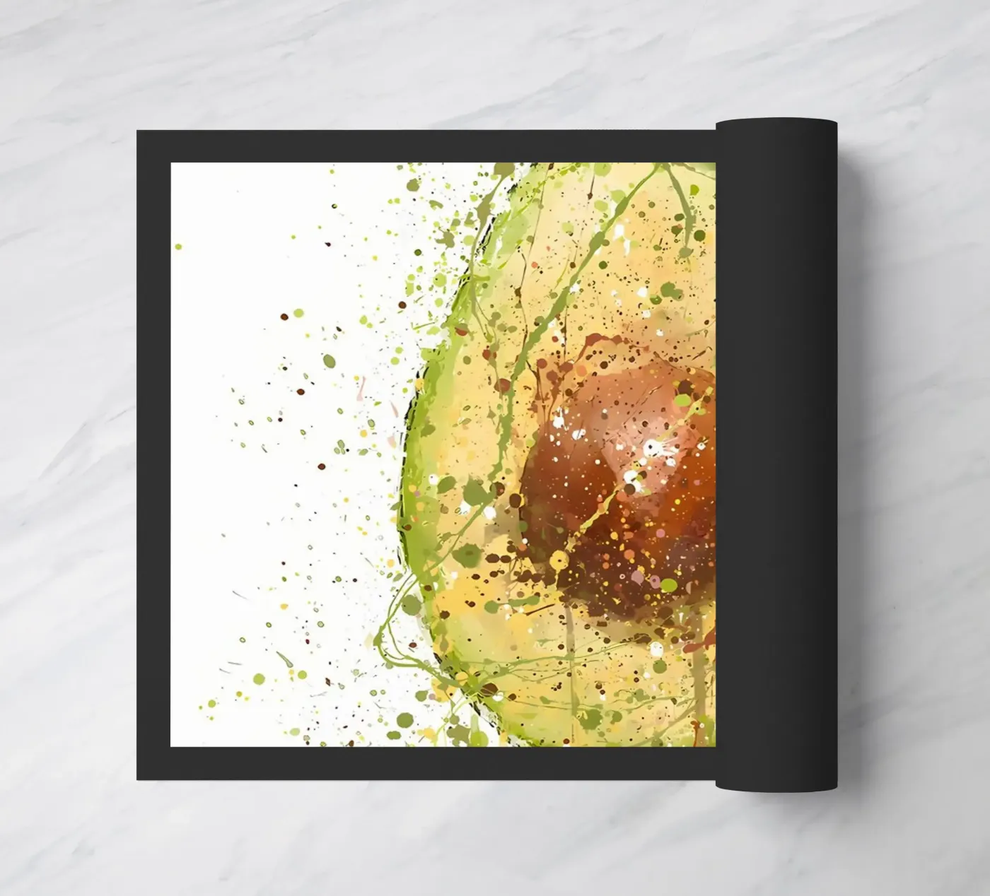 Avocado Vegetable doormat by Mimi