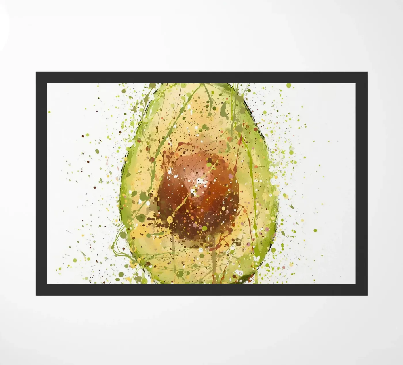Avocado Vegetable doormat by Mimi