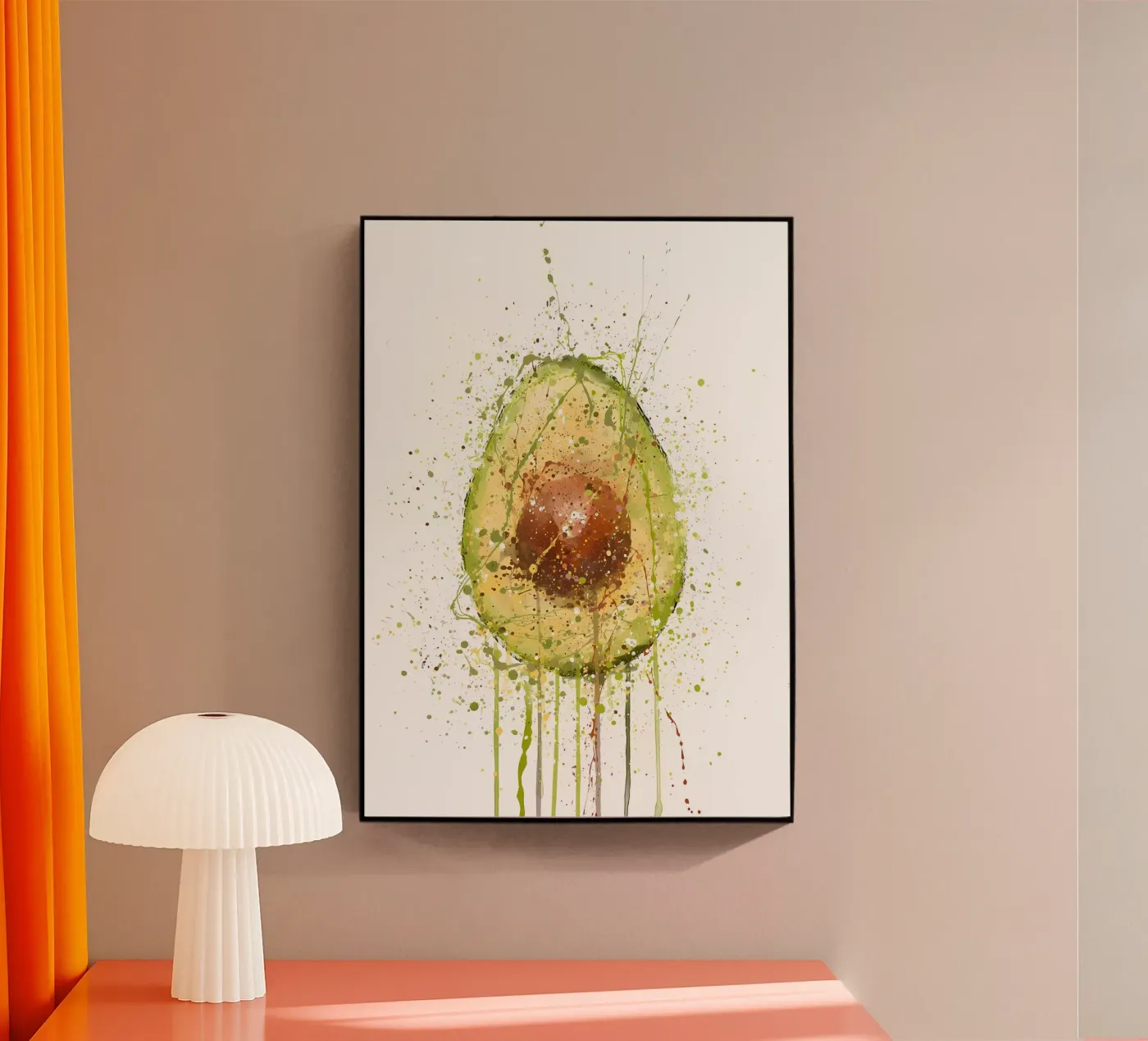 Avocado Vegetable acrylic glass by Mimi