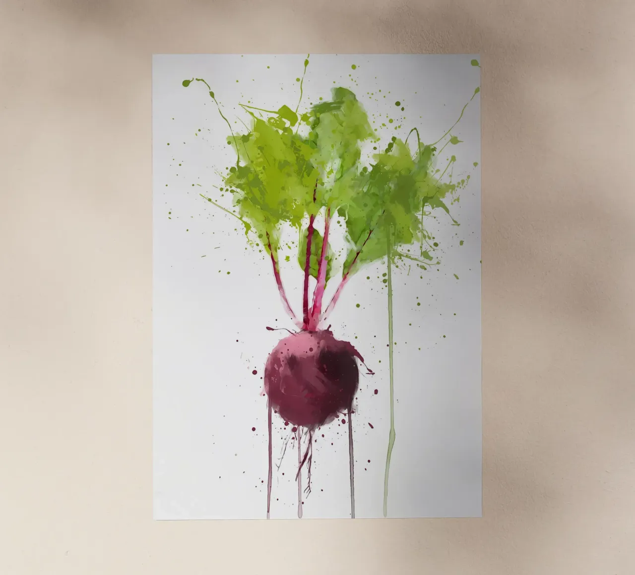 Beetroot backlit film by Mimi