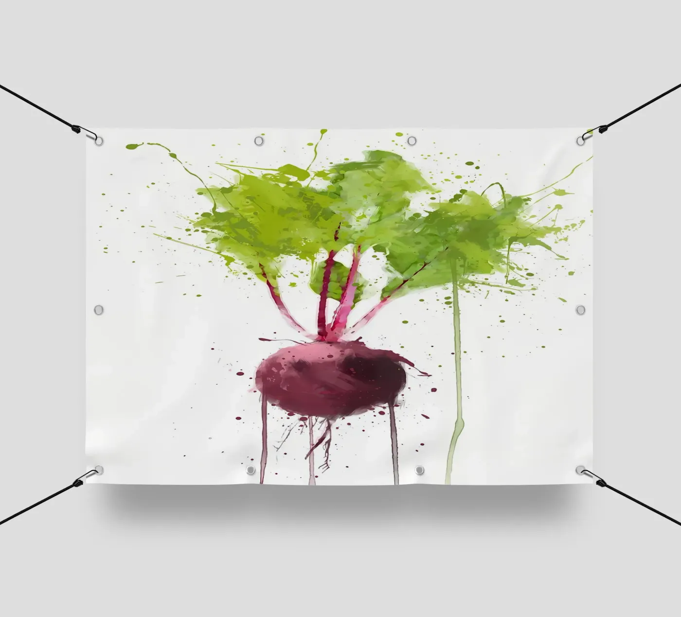Beetroot pvc-zeil van Mimi