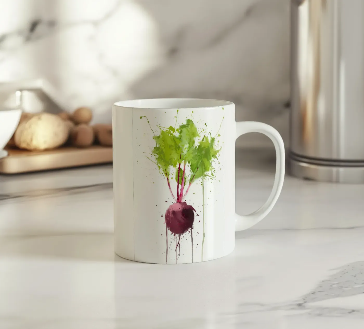 Beetroot ceramic mug by Mimi