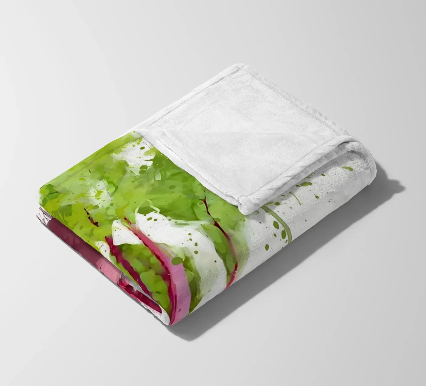 Beetroot fleecedeken van Mimi