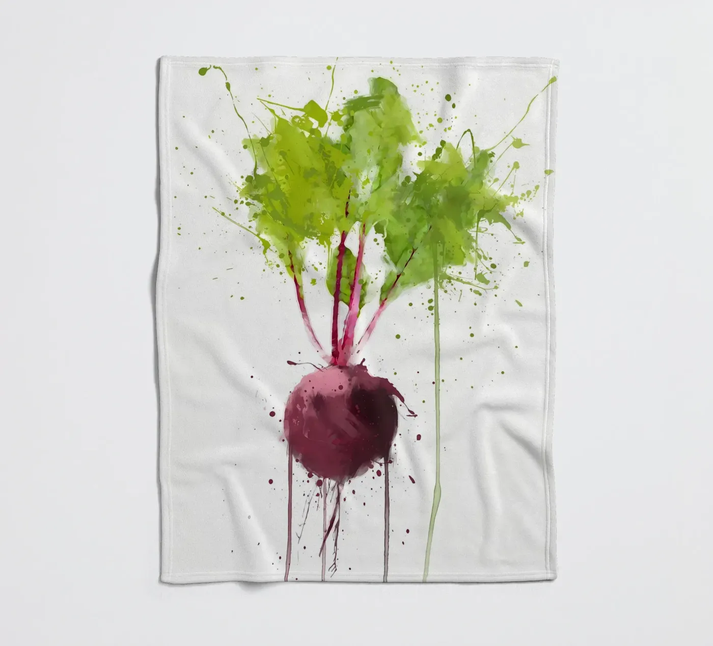 Beetroot fleecedeken van Mimi