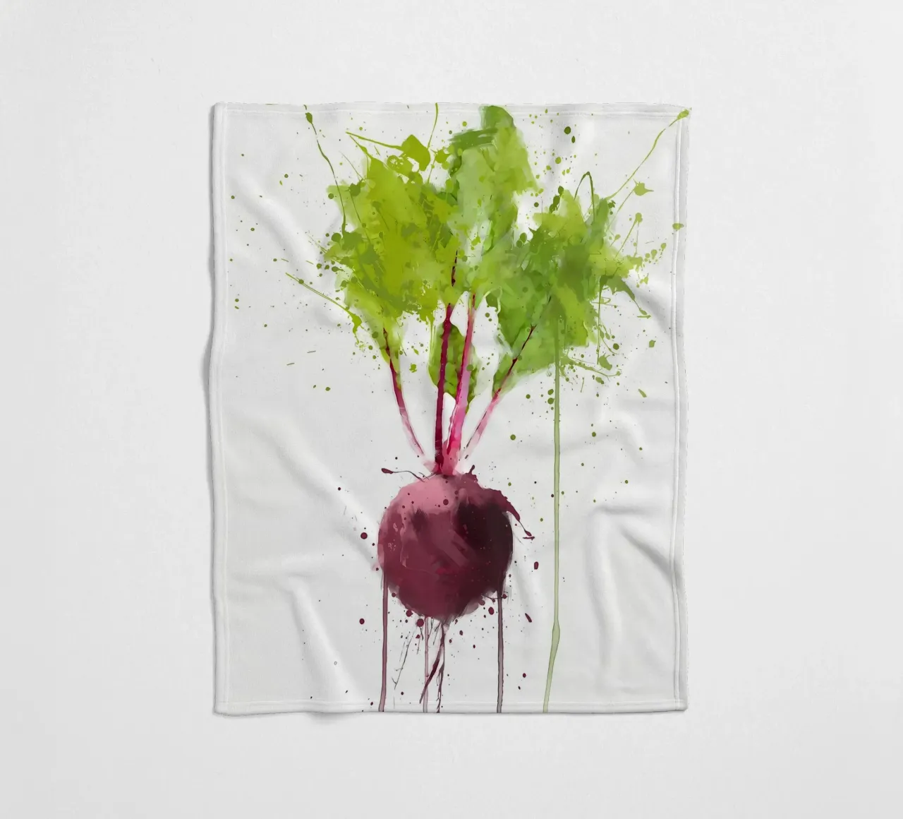 Beetroot fleecedeken van Mimi