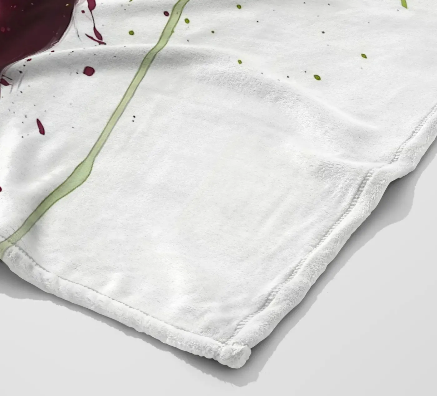 Beetroot fleecedeken van Mimi