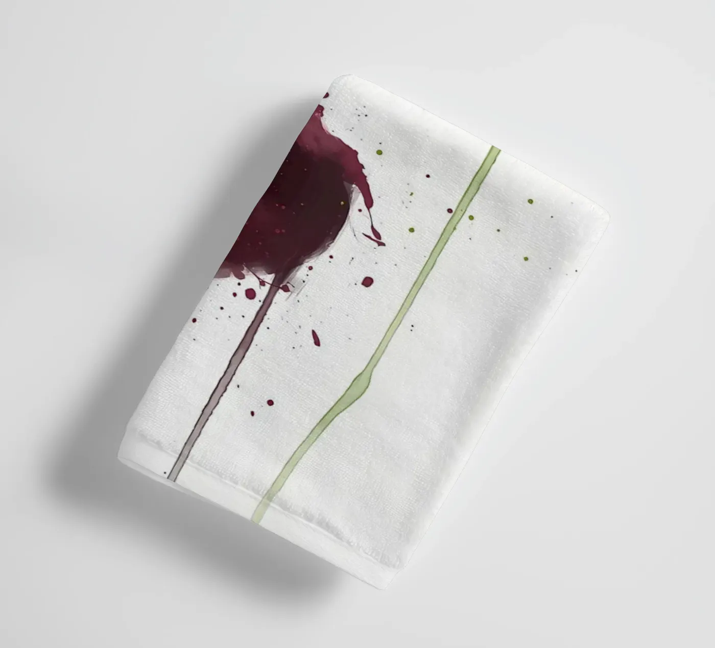 Beetroot badhanddoek van Mimi