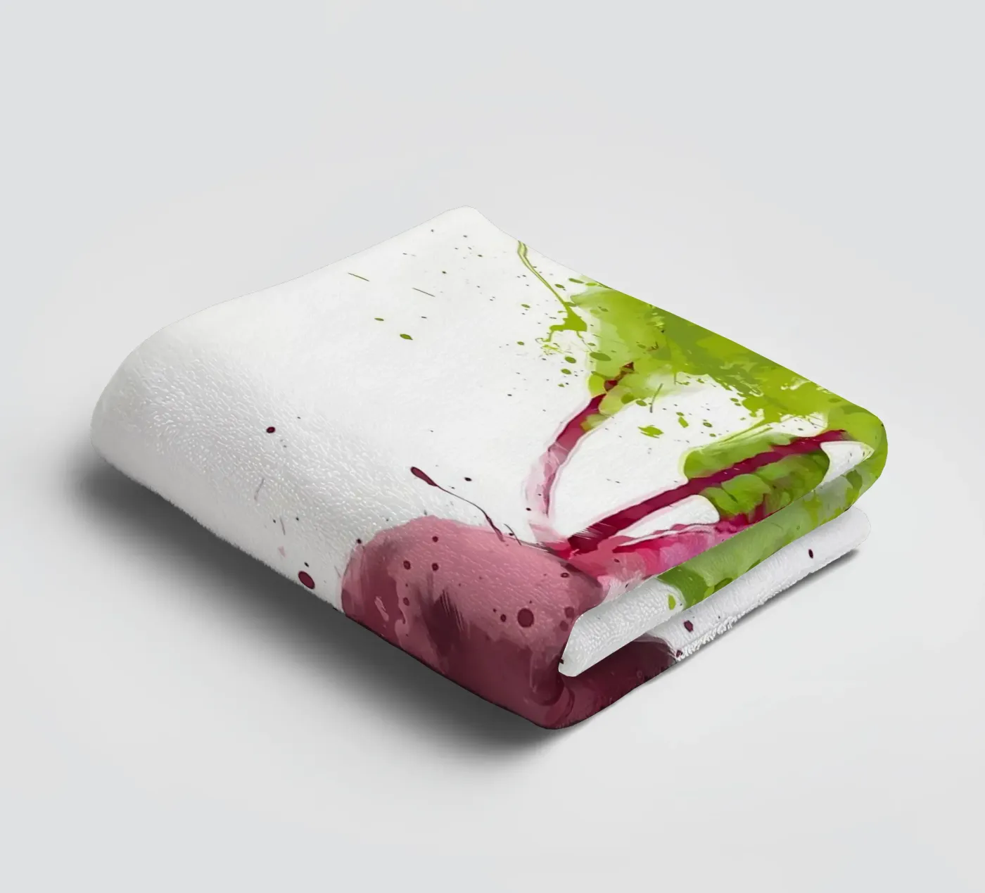 Beetroot badhanddoek van Mimi