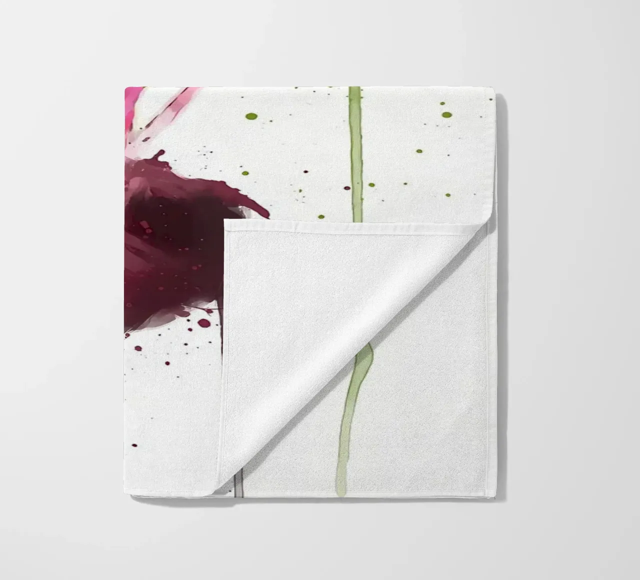 Beetroot beach towel by Mimi