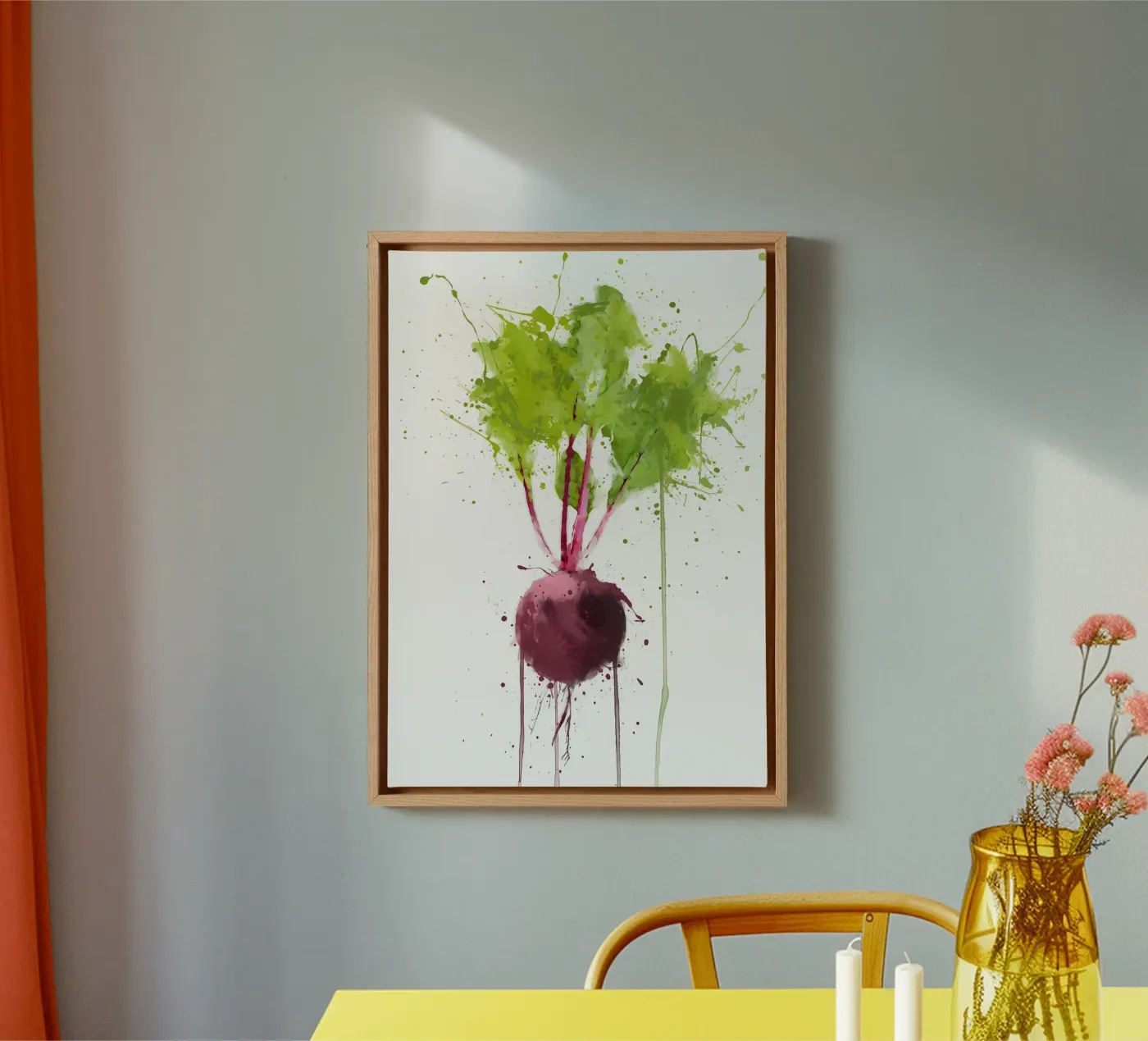 Beetroot canvas van Mimi