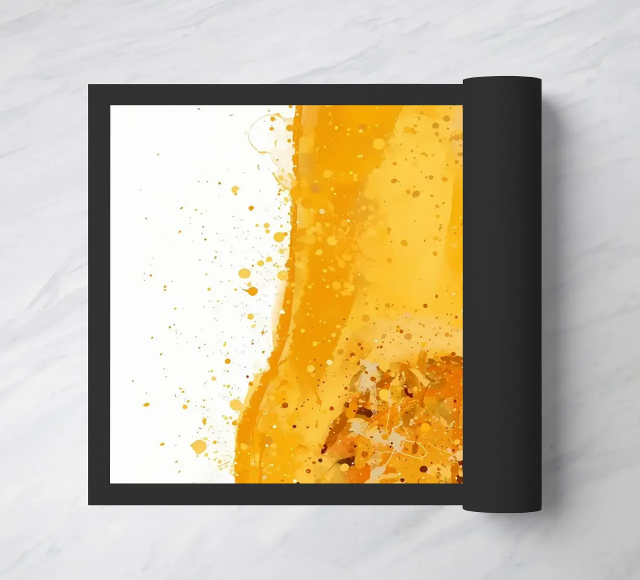 Pompoen deurmat van Mimi