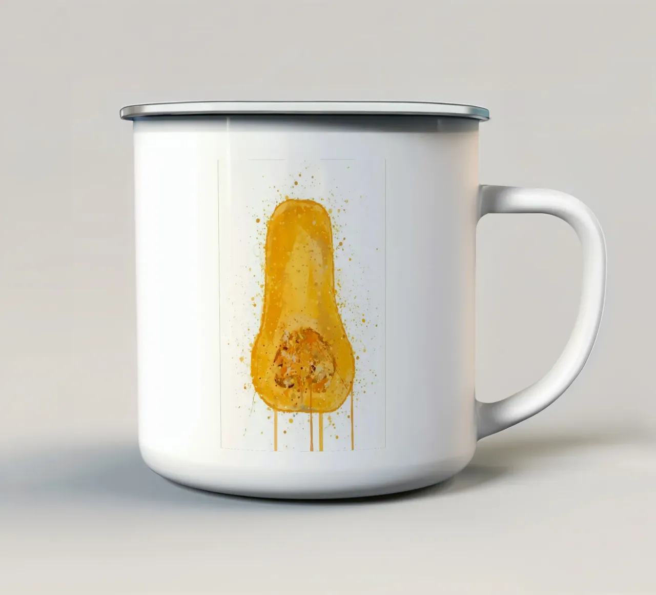 Zucca Butternut tazza in smalto da Mimi