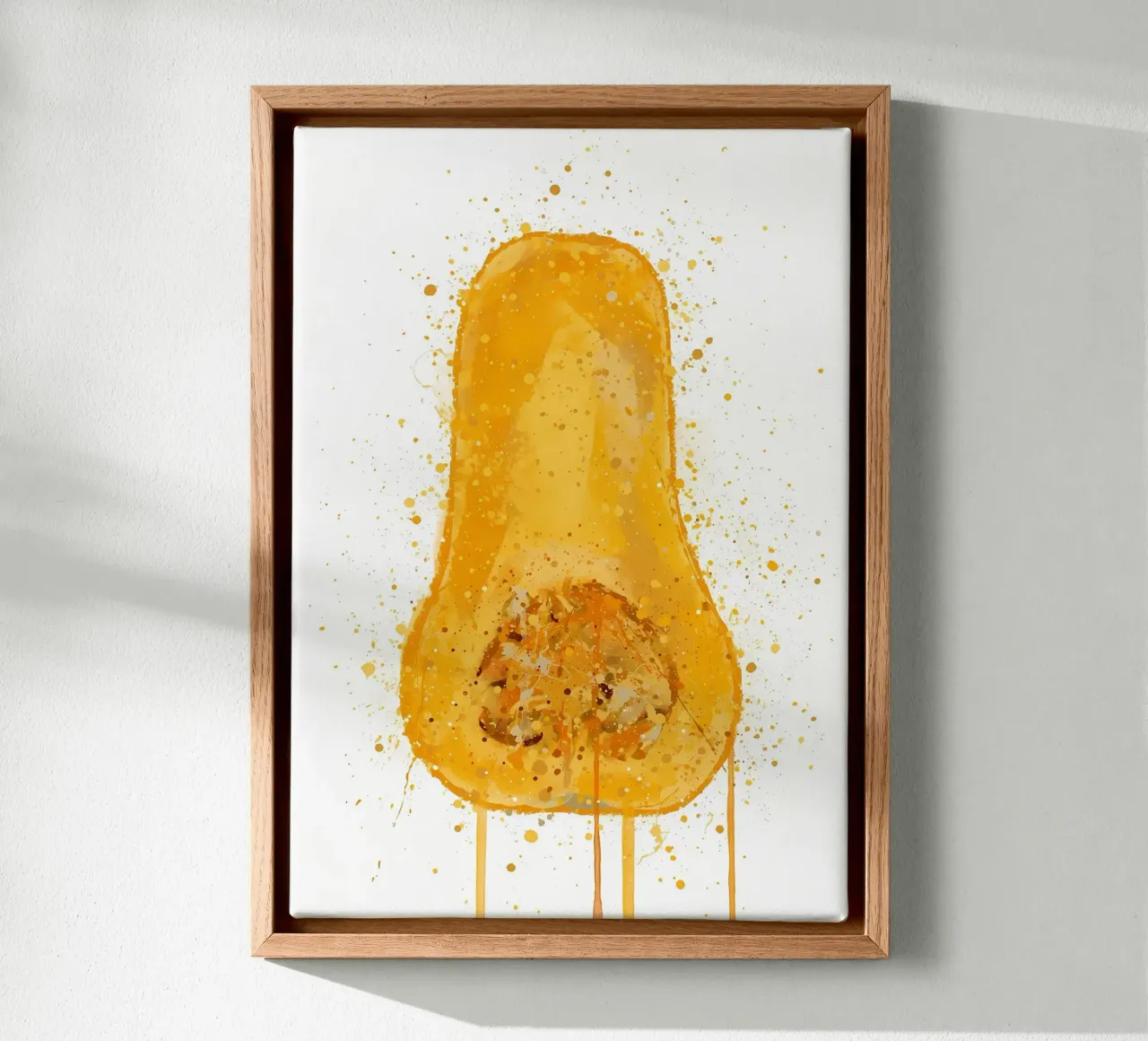 Zucca Butternut tela con Cornice a cassetta da Mimi