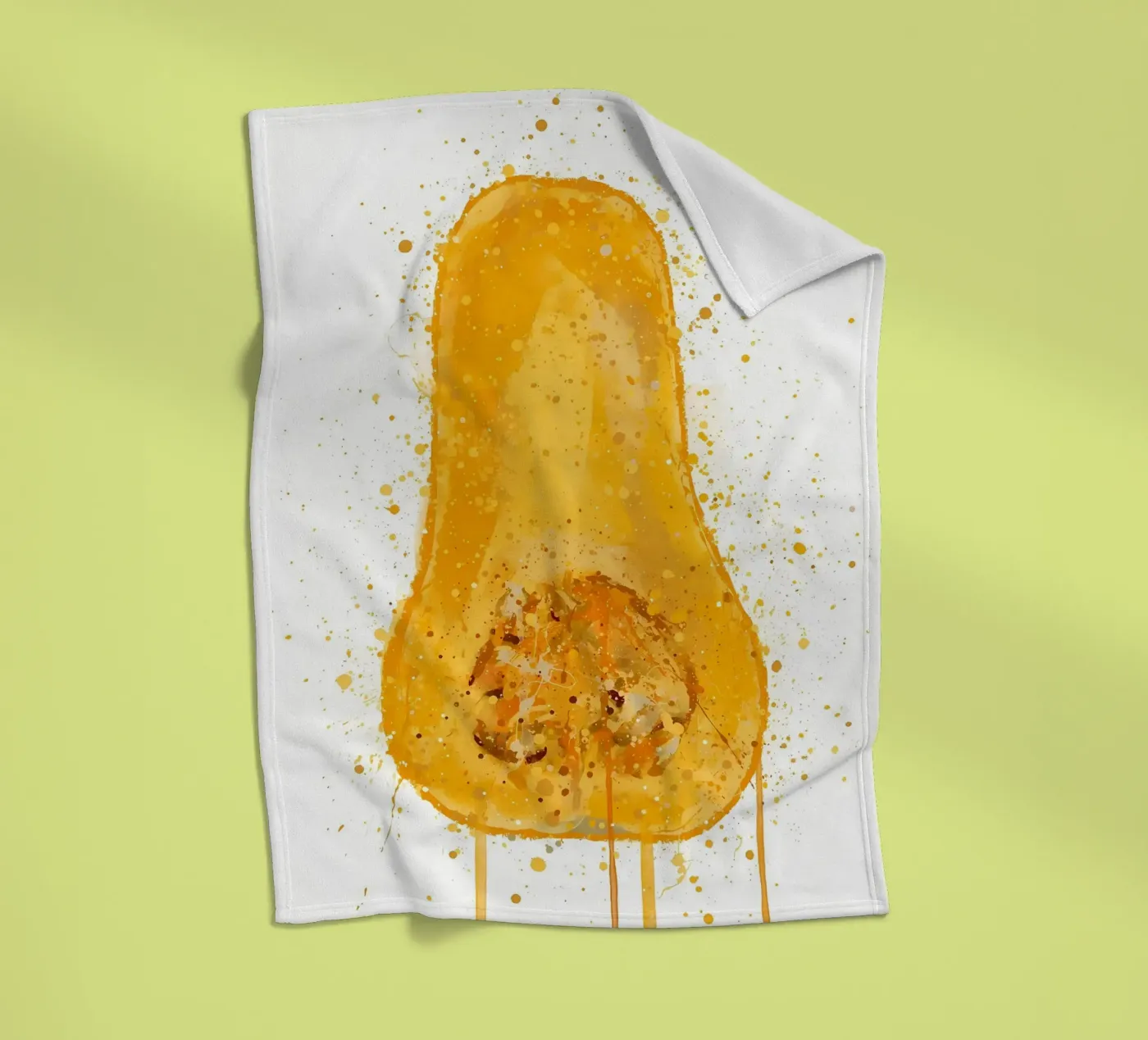 Butternut squash fleecedeken van Mimi