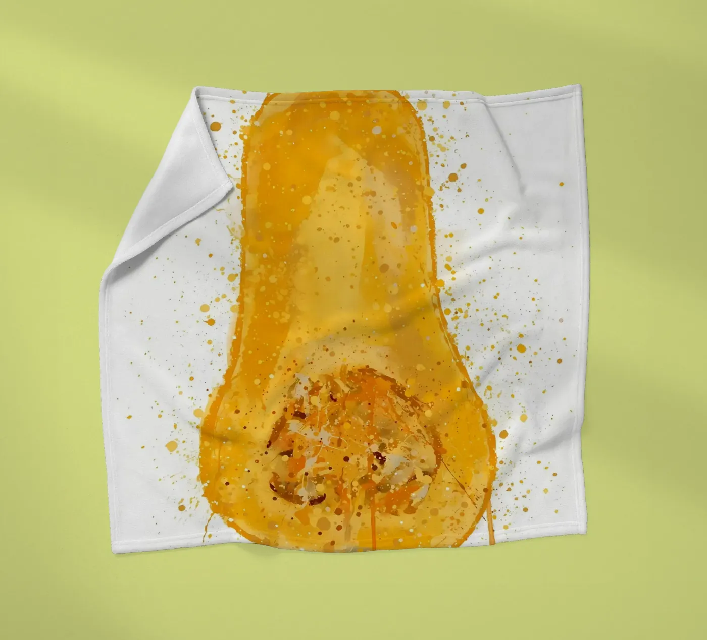 Butternut squash fleecedeken van Mimi