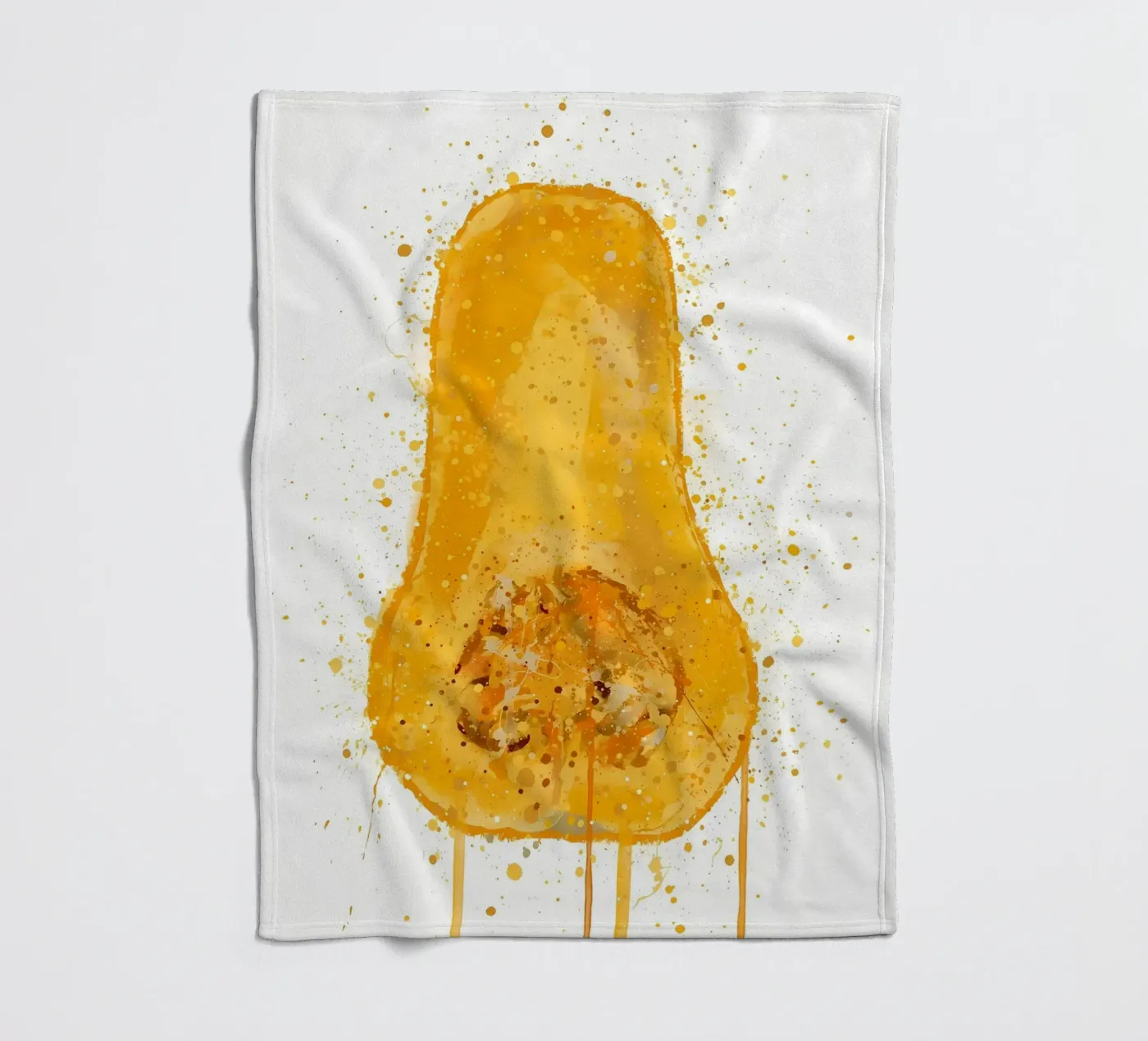 Butternut squash fleecedeken van Mimi