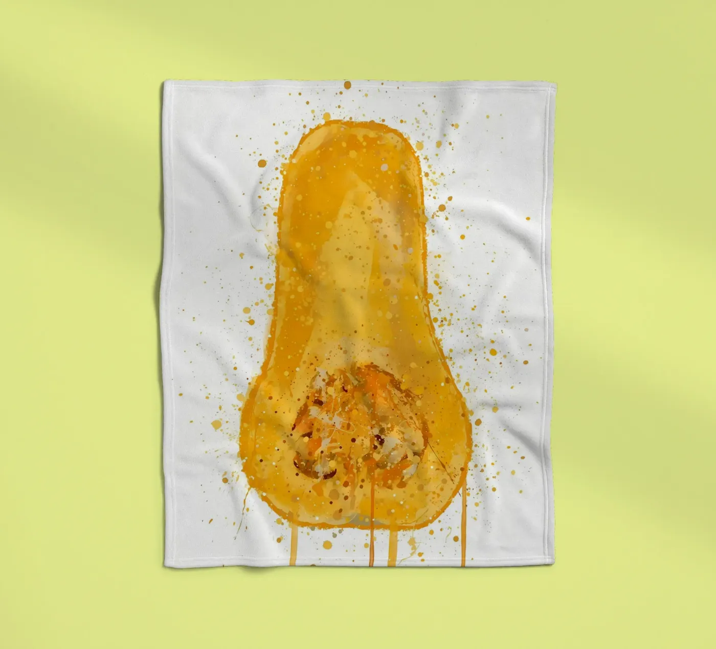 Butternut squash fleecedeken van Mimi