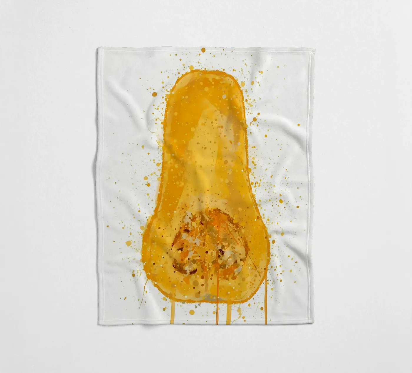 Butternut squash fleecedeken van Mimi