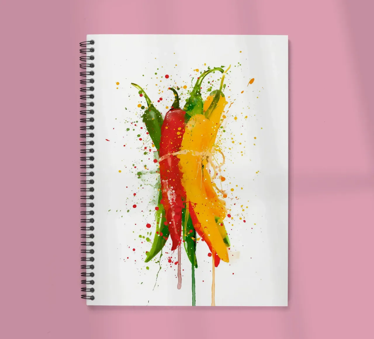Chilli Bunch spiral notebook by Mimi