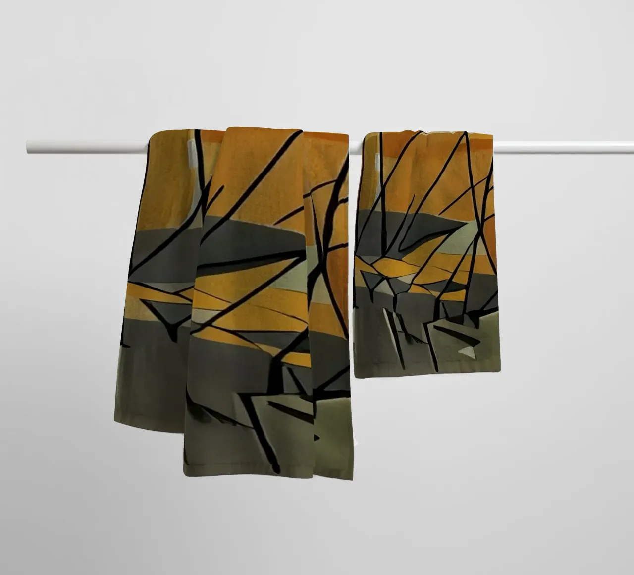 Escursione_paesaggio_13 asciugamano da bagno da Abstract Art by LK
