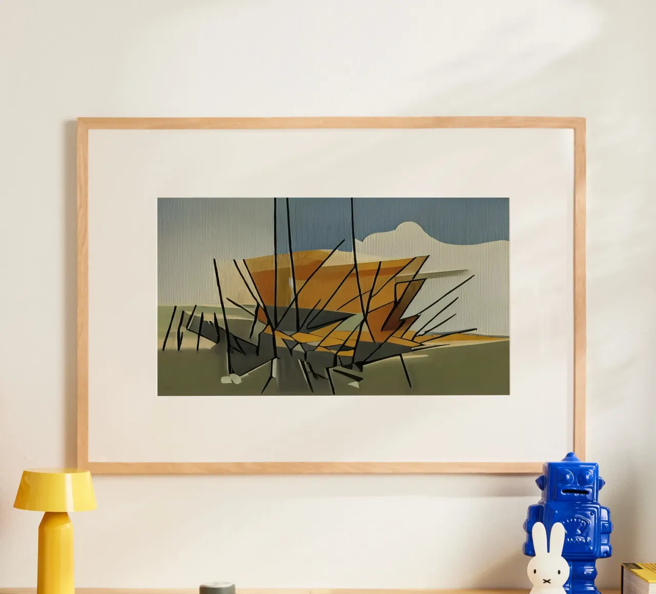 Excursion_landscape_13 poster by Abstract Art by LK