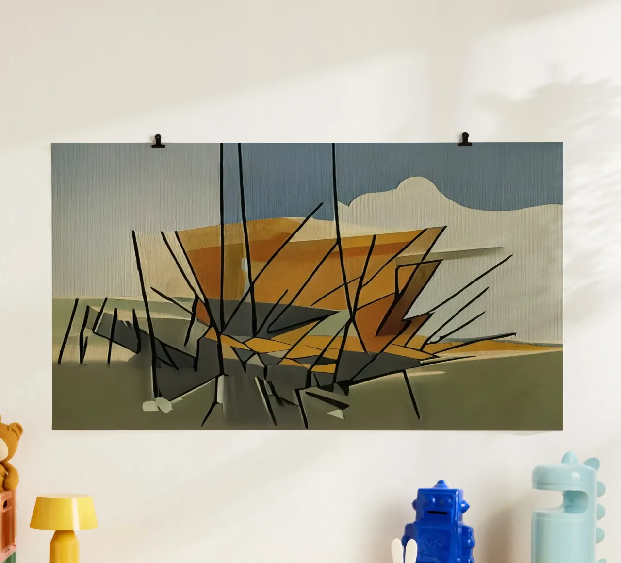 Escursione_paesaggio_13 poster da Abstract Art by LK