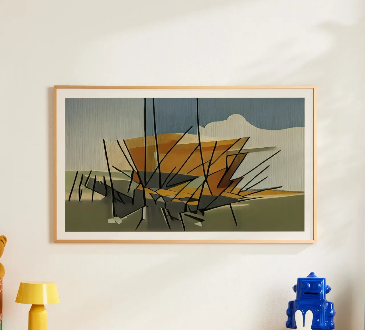 Excursion_landscape_13 poster by Abstract Art by LK
